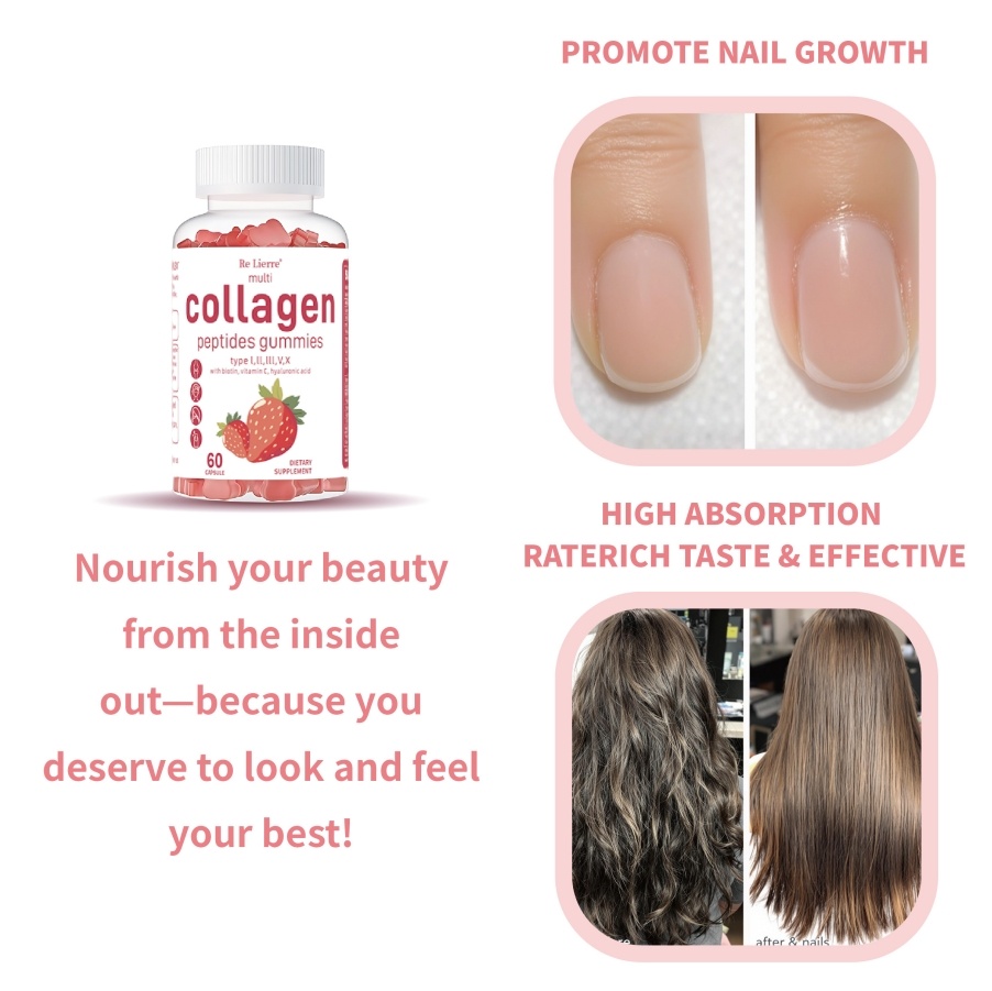 Collagen Peptide Gummies – Skin, Hair & Joint Support Supplement - Image 2