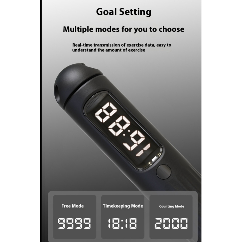 Smart Bluetooth Skipping Rope with Counter & Weighted Fitness Ball