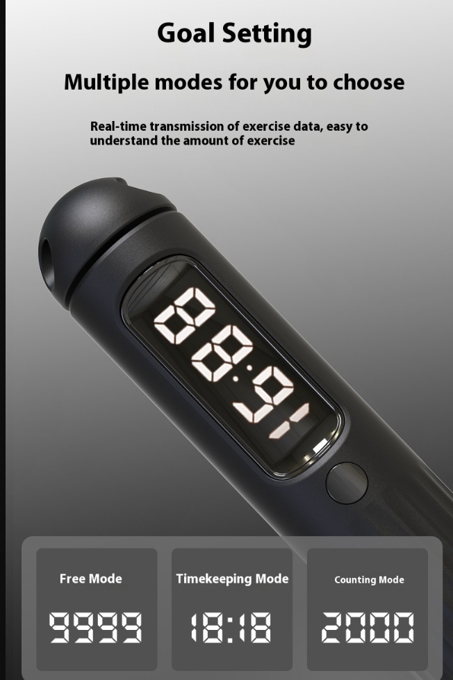 Smart Bluetooth Skipping Rope with Counter & Weighted Fitness Ball - Image 3