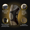 Copper Knee Pads with Shock-Absorbing Support for Sports & Fitness