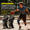 Copper Knee Pads with Shock-Absorbing Support for Sports & Fitness