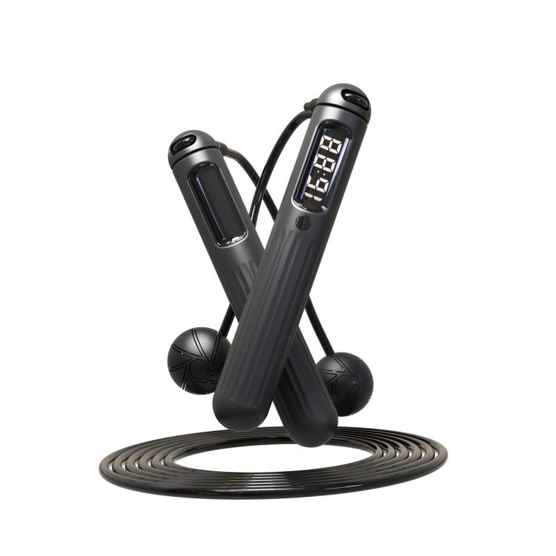 Smart Bluetooth Skipping Rope with Counter & Weighted Fitness Ball