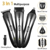Men’s Rechargeable Electric Hair Clipper & Beard Trimmer Set