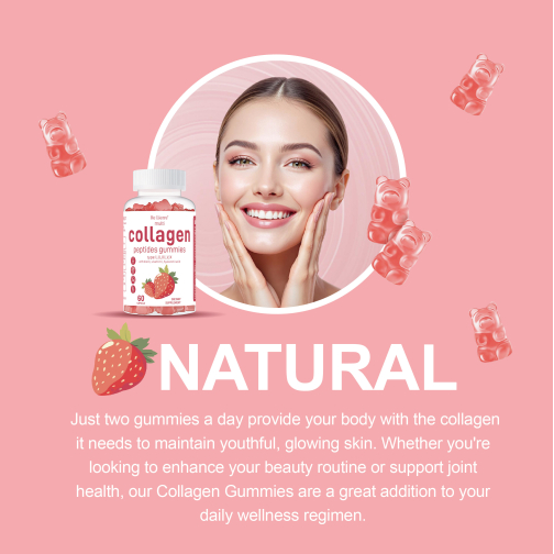 Collagen Peptide Gummies – Skin, Hair & Joint Support Supplement