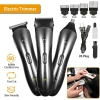 Men’s Rechargeable Electric Hair Clipper & Beard Trimmer Set