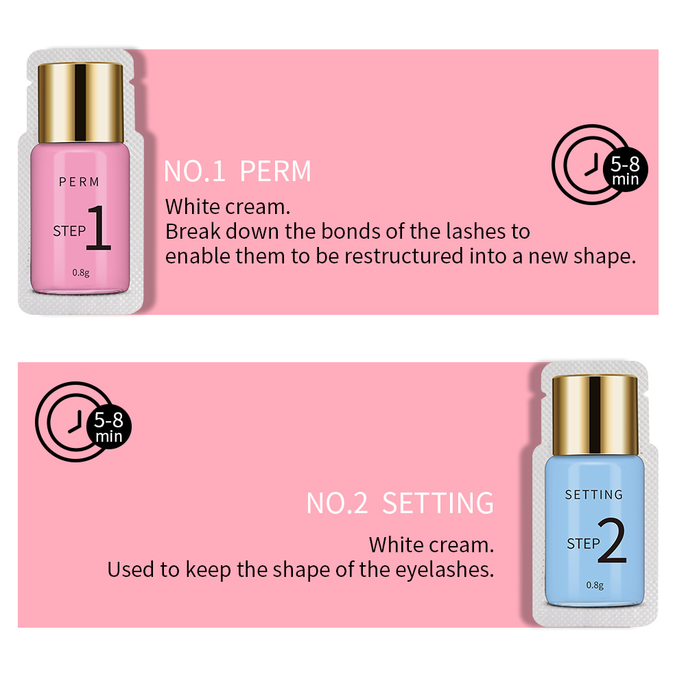 Lash Lift Sachet Set – 10 Pairs Fast-Acting Perm Lotion (8–12 Min) - Image 4