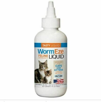 Durvet WormEze 4oz. Feline Anthelmintic Liquid