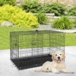 18,24,30,36,42,48" Dog Crates for Large Dogs Folding Mental Crates Dog Kennels - Image 3