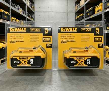 2pc DEWALT 20V Max Premium 5Ah Lithium-Ion Battery / Charger